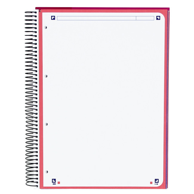 ▷ CUADERNO OXFORD MICROPERFORADO A4 120HJ 90G LISO T/EXTRA | Taine - Imagen 1