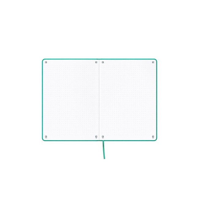 ▷ CUADERNO OXFORD COSIDO OXFSIG A5 104HJ DOTS TE TURQUESA | Taine - Imagen 1