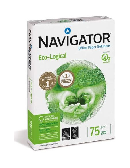 ▷ PAPEL A4 75GR NAVIGATOR ECOLOGICO 500HJ | Taine - Imagen 1