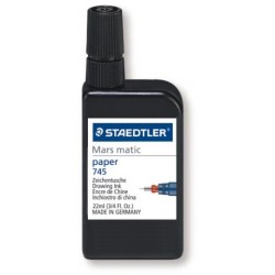 ▷ TINTA CHINA MARSMATIC R 22ML ROTULADOR NEGRO STAEDTLER | Taine - Imagen 1