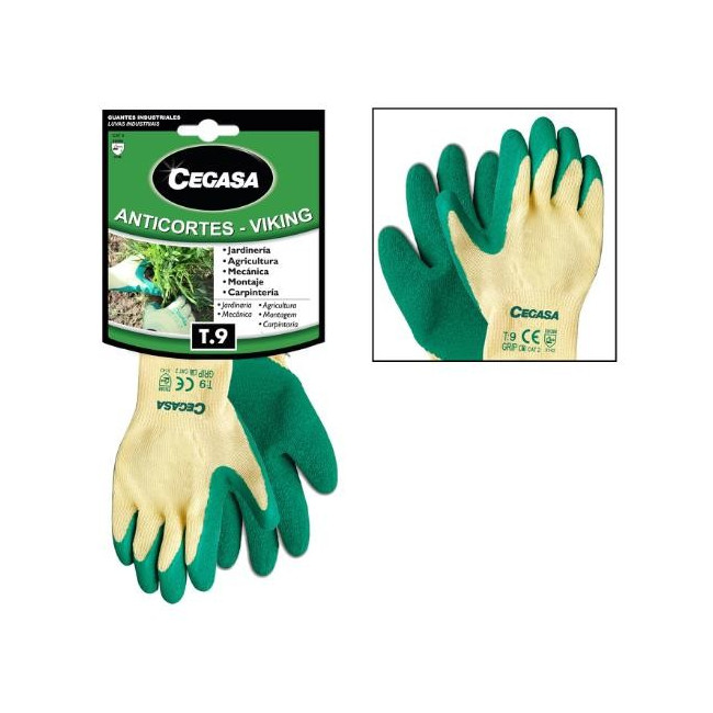 ▷ GUANTES DE TRABAJO LATEX ALGODON CEGASA | Taine - Imagen 1