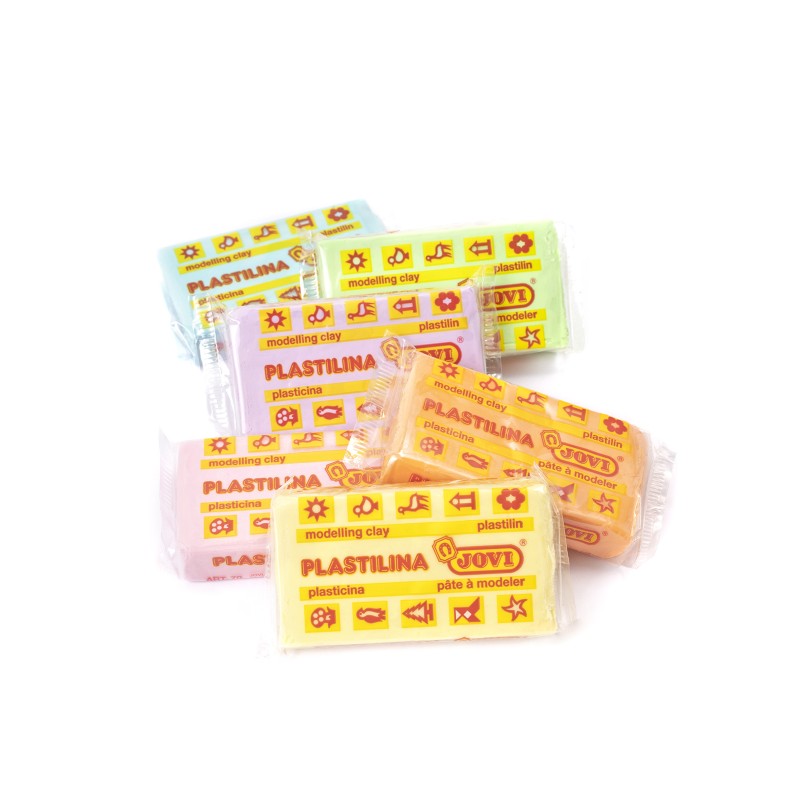▷ PLASTILINA JOVI CAJA.6 UDS. 50G COLORES PASTEL | Taine - Imagen 2