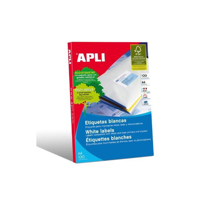 ▷ ETIQUETAS API BLANCAS CANTOS RECTOS | Taine - Imagen 6