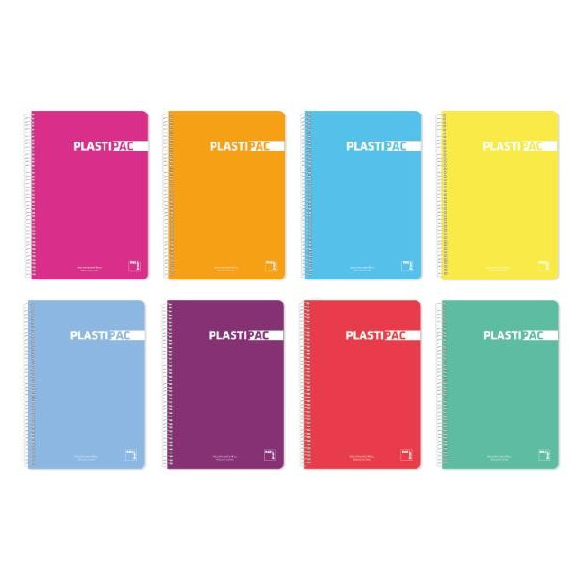 ▷ CUADERNOS PLASTIPAC 80 HOJAS | Taine - Imagen 1