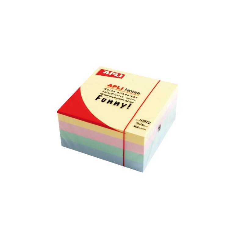 ▷ NOTAS ADHESIVAS APLI EN CUBO | Taine - Imagen 3