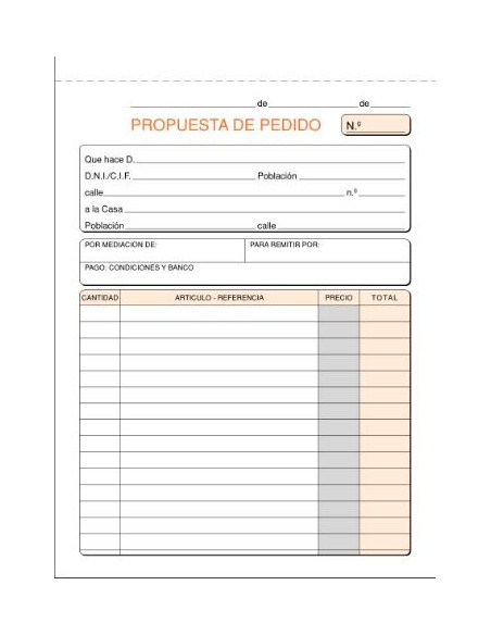 ▷ TALONARIO PEDIDOS | Taine - Imagen 6