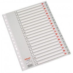 ▷ ÍNDICES ESSELTE ABECEDARIOS Y NUMÉRICOS | Taine - Imagen 1