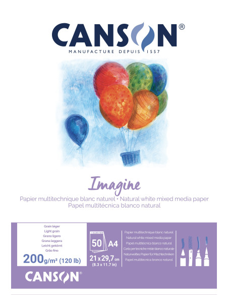 ▷ LÁMINAS CANSON DE DIBUJO IMAGINE | Taine - Imagen 1