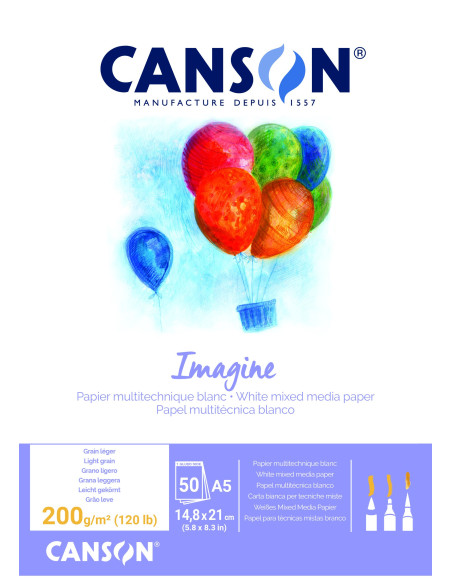 ▷ LÁMINAS CANSON DE DIBUJO IMAGINE | Taine - Imagen 2