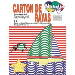 CARTONES DECORADOS RAYAS