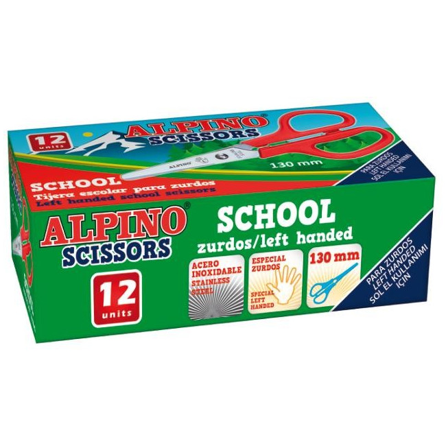 ▷ TIJERAS ALPINO SCHOOL ZURDOS | Taine - Imagen 1