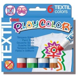 Imagen 1 - ▷ TEMPERA TEXTIL SOLIDA ONE 10G 6 UDS SURTIDO PLAYCOLOR | Taine ▷ TEMPERA TEXTIL SOLIDA ONE 10G 6 UDS SURTIDO PLAYCOLOR | Taine - Imagen 1