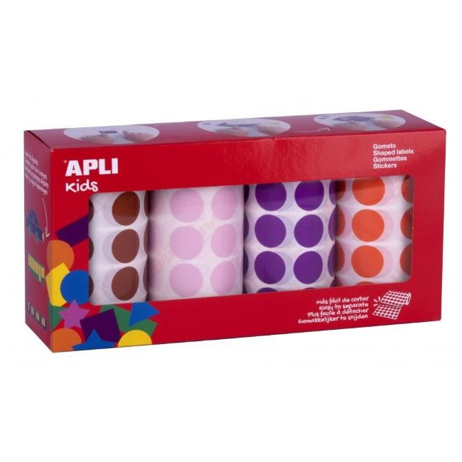▷ GOMETS APLI REDONDOS PACK 4 ROLLOS | Taine - Imagen 3