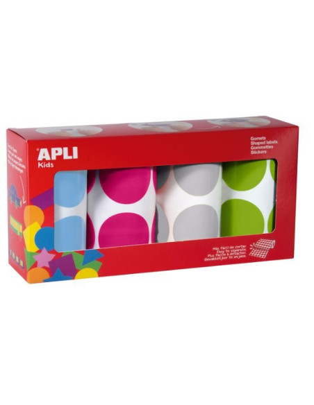 ▷ GOMETS APLI EN PACK DE 4 ROLLOS TAMAÑO XXL | Taine - Imagen 2