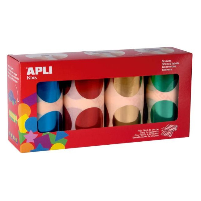 ▷ GOMETS APLI EN PACK DE 4 ROLLOS TAMAÑO XXL | Taine - Imagen 3