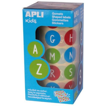 ▷ GOMETS APLI NÚMEROS Y LETRAS MULTICOLOR | Taine - Imagen 2