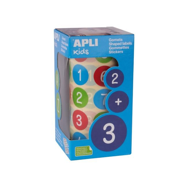 ▷ GOMETS APLI NÚMEROS Y LETRAS MULTICOLOR | Taine - Imagen 2