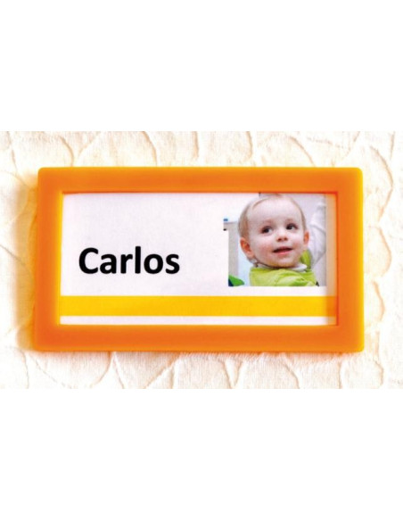 ▷ MARCOS DE IDENTIFICACIÓN ADHESIVOS COLORES | Taine - Imagen 1