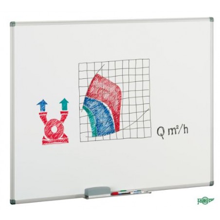 ▷ PIZARRA FAIBO BLANCA DE MARCO DE ALUMINIO | Taine - Imagen 1