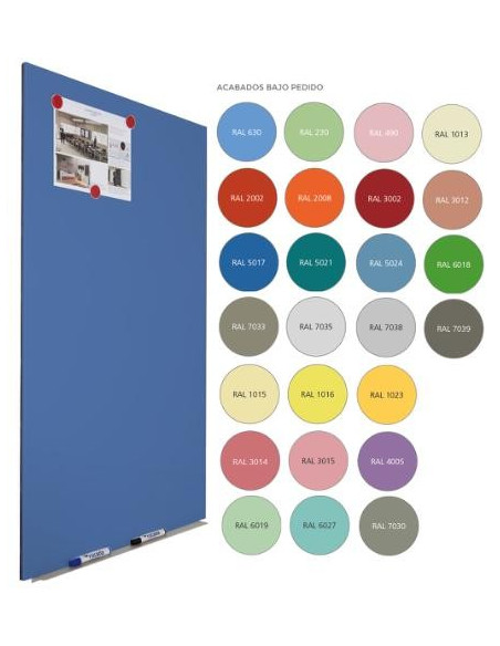 ▷ PIZARRAS SKIN WHITE BOARD COLORES | Taine - Imagen 1