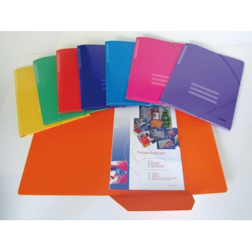 ▷ CARPETA SARO DE GOMAS DE COLORES | Taine - Imagen 2