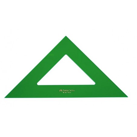 ▷ ESCUADRA O CARTABON TÉCNICAS VERDES FABER-CASTELL | Taine - Imagen 3