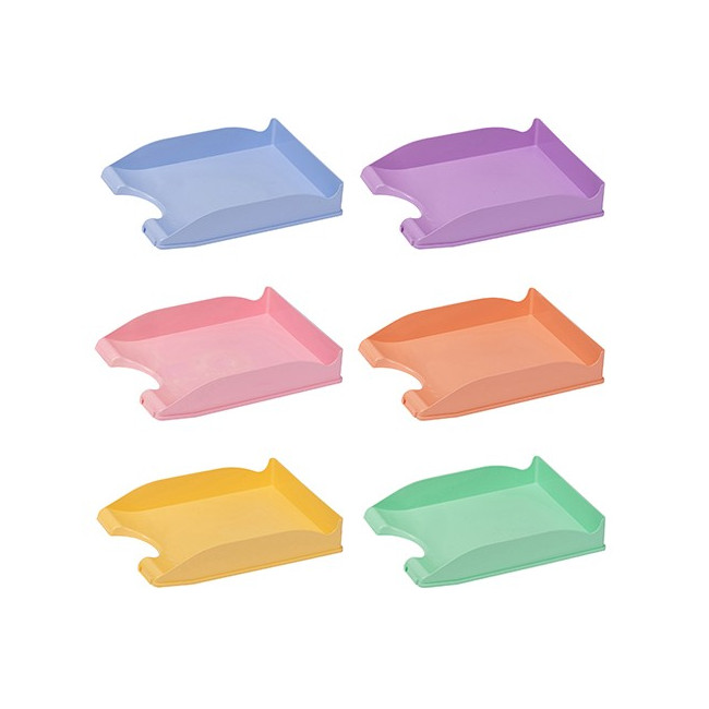 ▷ BANDEJA FAIBO APILABLE COLORES PASTEL | Taine - Imagen 1
