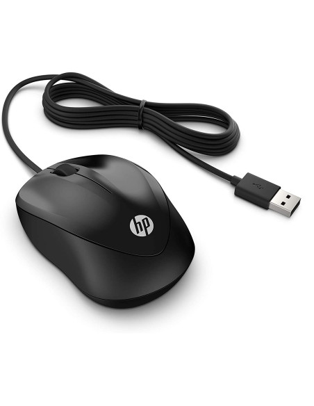 ▷ RATÓN CON CABLE HP 1000 NEGRO | Taine - Imagen 1