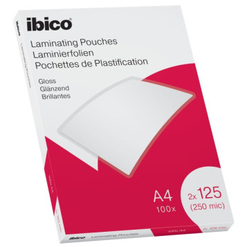 ▷ FUNDAS IBICO PLASTIFICAR GLOSS 250 (2X125) | Taine - Imagen 2