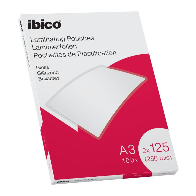 ▷ FUNDAS IBICO PLASTIFICAR GLOSS 250 (2X125) | Taine - Imagen 2