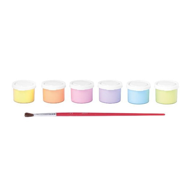▷ *TEMPERA JOVI GOUACHE ESTUCHE 6 BOTES 35ML COLORES PASTEL | Taine - Imagen 1