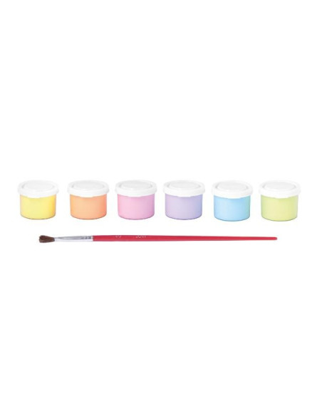 ▷ *TEMPERA JOVI GOUACHE ESTUCHE 6 BOTES 35ML COLORES PASTEL | Taine - Imagen 1