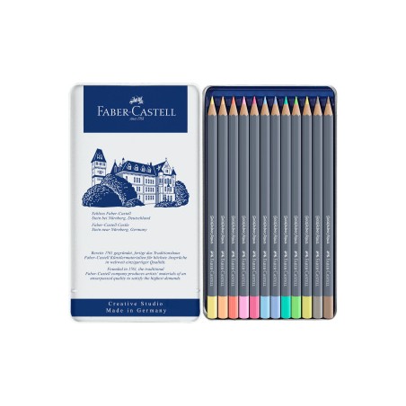 ▷ LAPICES GOLDFABER 12 UDS ACUARELABLES PASTEL | Taine - Imagen 1