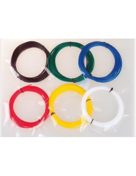 ▷ 3D-PEN LT FILAMENTO 1,75 PLA BLANCO/ROJO/AZUL/VERDE/AMARILLO/NEGRO (20 UNID. X | Taine - Imagen 1
