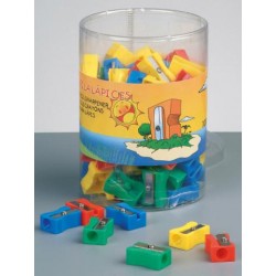 ▷ SACAPUNTAS FAIBO PLASTICO 1UDS PB2 BOTE (100 UDS) | Taine - Imagen 1