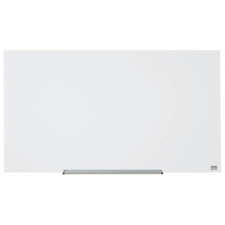 ▷ PIZARRA NOBO CRISTAL 31" BLANCA MAGNETICA DIAMON 680x380MM | Taine - Imagen 1