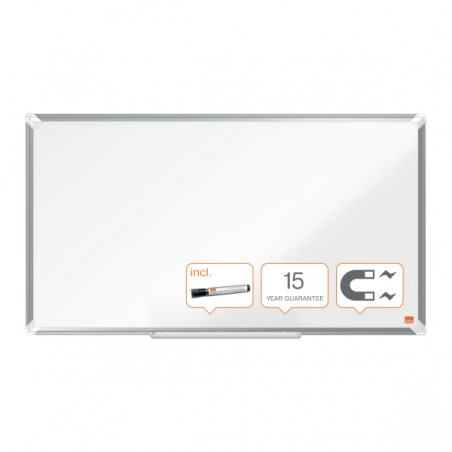▷ PIZARRA NOBO PREMIUM PLUS DE FORMATO PANORÁMICO ACERO LACADO DE 40" 89X50CM BLAN | Taine - Imagen 1