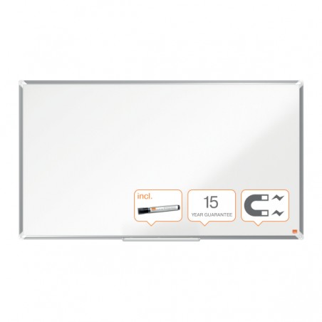 ▷ PIZARRA NOBO PREMIUM PLUS DE FORMATO PANORÁMICO ACERO LACADO DE 55" 122X69CM BLA | Taine - Imagen 1