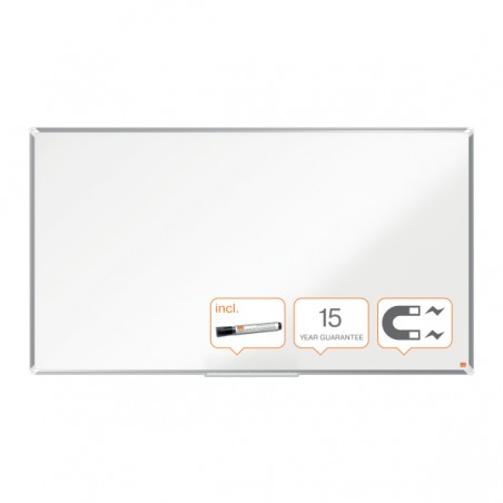 ▷ PIZARRA NOBO PREMIUM PLUS DE FORMATO PANORÁMICO ACERO LACADO DE 70" 155X87CM BLA | Taine - Imagen 1