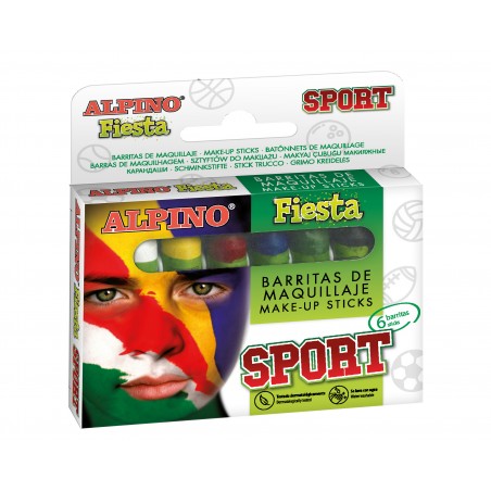 ▷ SET 6 MAQUILLAJE SPORT 5GRS ALPINO FIESTA | Taine - Imagen 1