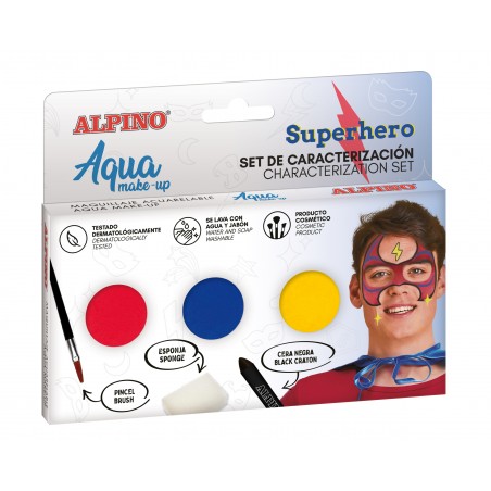 ▷ SET MAQUILLAJE CARACTERIZACION SUPERHEROES | Taine - Imagen 1