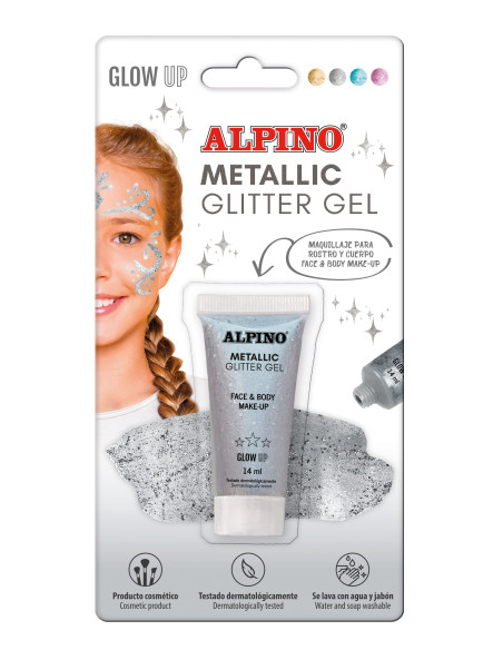 ▷ BLISTER GLITTER GEL METALICO PLATA | Taine - Imagen 1