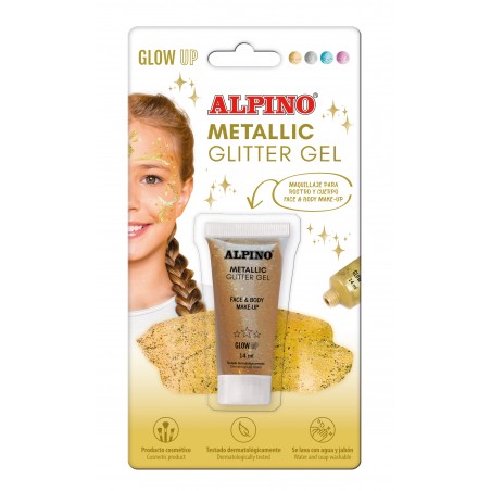▷ BLISTER GLITTER GEL METALICO ORO | Taine - Imagen 1