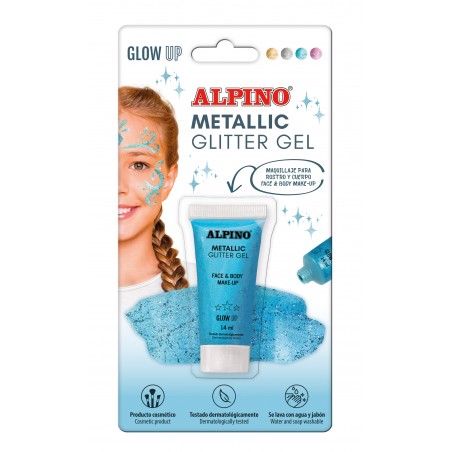 ▷ BLISTER GLITTER GEL METALICO AZUL | Taine - Imagen 1