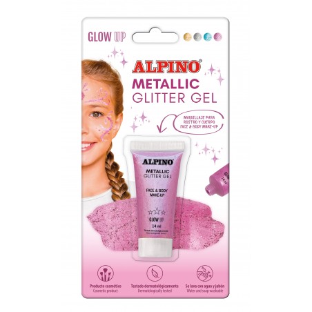 ▷ BLISTER GLITTER GEL METALICO ROSA | Taine - Imagen 1