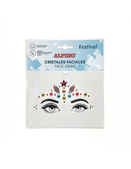 ▷ UNIDAD SET CRISTALES FACIALES FESTIVAL | Taine - Imagen 1