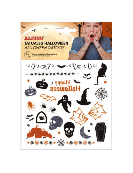 ▷ UNIDAD SET LAMINA METALLIC TATTO HALLOWEEN | Taine - Imagen 1