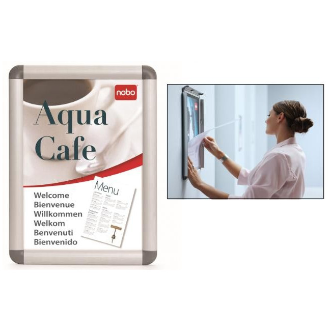▷ PORTAPÓSTER NOBO MURAL CLIPDOWN | Taine - Imagen 1