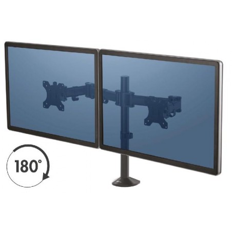 ▷ BRAZO FELLOWES PARA MONITOR DOBLE REFLEX SERIES™ | Taine - Imagen 1