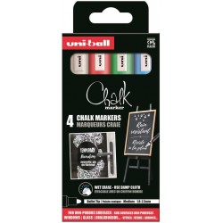 Imagen 1 - ▷ SET UNIBALL 4 CHALK MARKERS ROTULADORES TIZA | Taine ▷ SET UNIBALL 4 CHALK MARKERS ROTULADORES TIZA | Taine - Imagen 1
